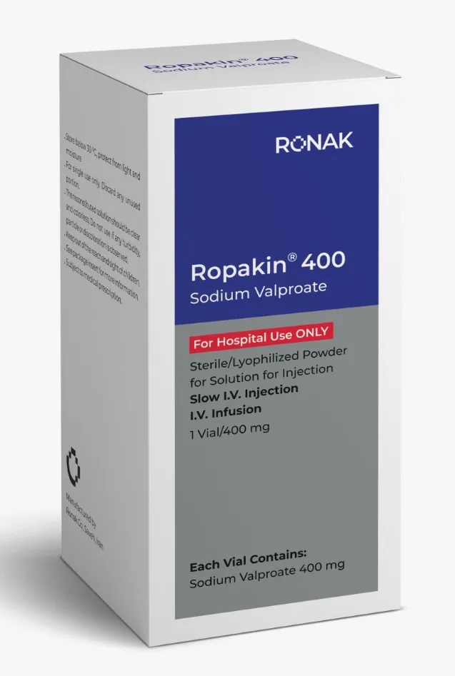 تصویر VALPROATE SODIUM RONAK DAROU 400MG VIAL